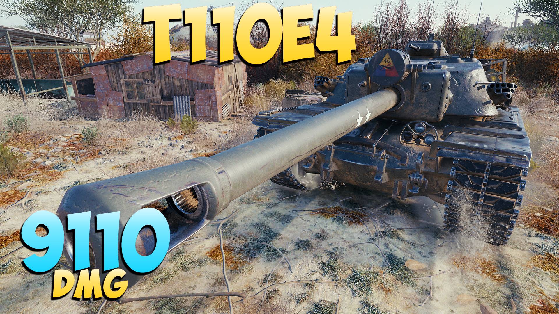 T110E4 - 6 Фрагов 9.1K Урона - Городские приключения! - Мир Танков