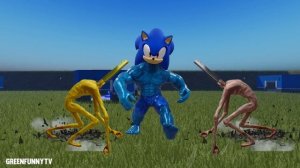 Team Siren iphone head vs level up boss hulk sonic