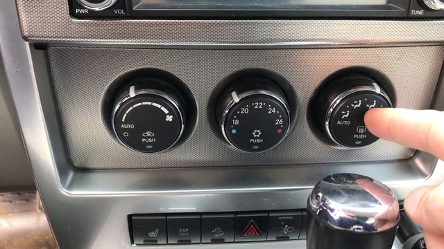 Как быстро проверить заслонки печки на JEEP Cherokee KK