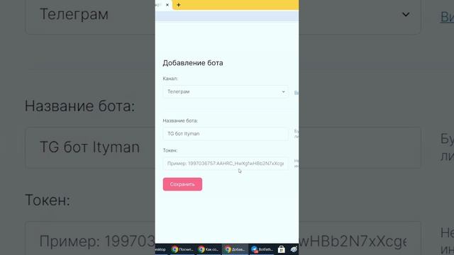 Чат-бот в телеграмм за 3 минуты