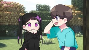 Steve and Enderman stay out of rain | Minecraft anime