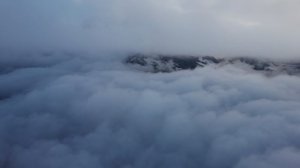 В облаках над Домбаем
