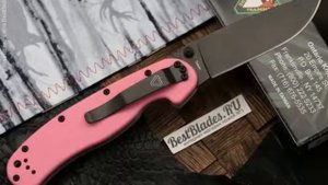 Складной нож Ontario RAT-1 Black Blade, Pink Handle ONT/8866