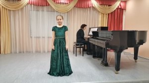 Колесникова Алена, 8 лет, муз. Л.Бетховена, сл.Бюргера «Малиновка»
