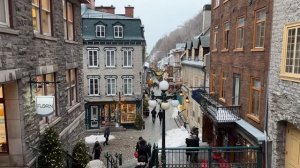 🇨🇦 Старое Рождество Квебека🎄🎀Сказочный Пти Шамплен и Королевская площадь.