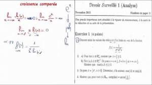 croissance comparée