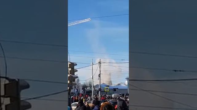 Снос телебашни в Екатеринбурге (24.03.2018) #Екатеринбург смотреть онлайн