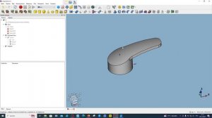 FreeCAD.#57. Верстак "Part". Часть 13. Пример создания модели. Скругление с изменяющимся радиусом