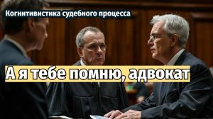 Судья адвокату: Я тебя помню!