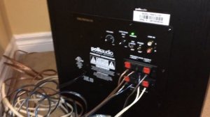 Control Subwoofer Volume With Receiver - Polk Audio PSW10 Yamaha RX-V375