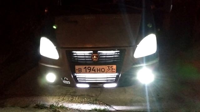 КиберГазель-4 СВЕТОДИОДНЫЕ ДХО ПТФ ПОДСВЕТКА РЕШЁТКИ РАДИАТОРА ЛИНЗЫ ПРОТИВОТУМАНКИ ЛЕНТА КОСЯК КЛЕЙ