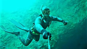 Нырки на 20 метров. Голубое Озеро в Самарской Области