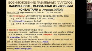 Л. И. Куликов: «Лабильные глаголы и оппозиции по переходности в индоевропейском...»