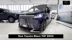 Avant-garde Design Style | New Toyota Hiace VIP 2025