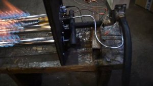 Газовая горелка для бани, перевод на балонный газ