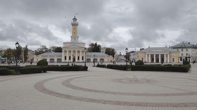 Город Кострома. Сусанинская площадь.