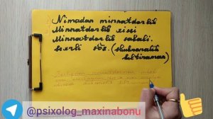 SHUKRONALIK YOZISH TARTIBI🙏