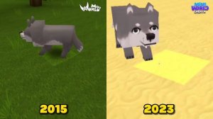 Mini World: Block Art VS Mini World Creata (Evolution of Mobs)