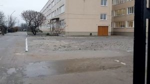Семья из Мариуполя.Все во льду.#мариупольсегодня #мариупольвидео #гололед