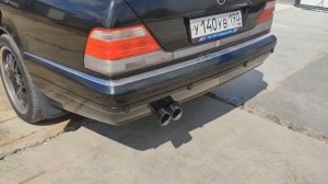 Выхлоп W140/Exhaust system w140 KMS CUSTOM
