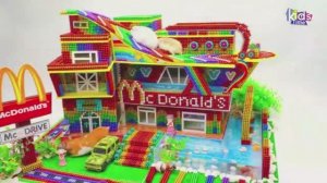 Магнитные шарики - Удивительный стеклянный аквариум McDonald Shop Aquarium с магнитными шариками
