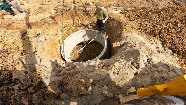 Ливневый колодец и не много про работу манипулятора.