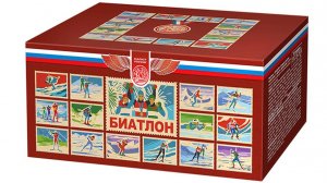 Фейерверк СЛ326099 Биатлон 99 залпов, калибр 1,1"