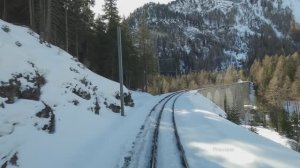 ★ 4K ★ Всемирноe наследиe ЮНЕСКО: Кур - Альбулабан - Санкт-Мориц, Швейцария! ★ 4k 60fps UHD ★