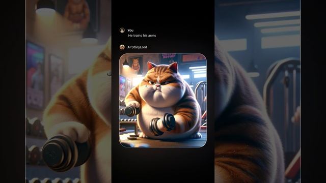 Fat Cat & His True Love 😿💔 #aistory #aiart #aigenerated  #aistoryteller #aistorytelling #priceless