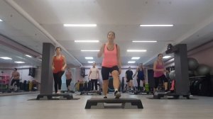 СТЕП АЭРОБИКА ЦЕЛАЯ ТРЕНИРОВКА / STEP AEROBICS