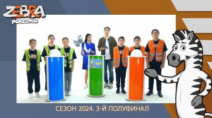 Полосатая зебра. Сезон 2024. 3-й полуфинал.