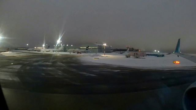 Утренний взлёт Победы из Внуково