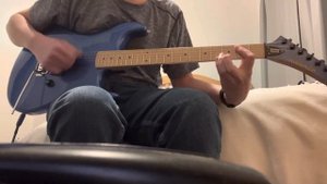 Come As You Are by Nirvana on my Candy Blue Kramer Baretta Special.