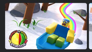 катаюсь на санках часть 1#