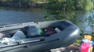 Путешествие  по Ладоге на остров Валаам, на надувных лодках 1 часть, Travel to Valaam part 1