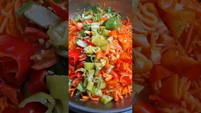 Корейский салат из баклажан