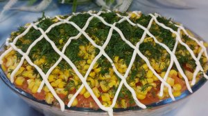 🥗Съедят за 5 минут!!!🌽 Готова есть хоть каждый день!!!