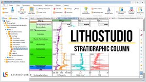 1-3 Stratigraphy Data Import in LithoStudio