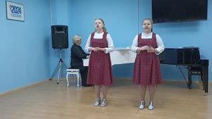 Плешак - Благинина  "Улетели журавли" - исп.  Суворова Дарья, Шевелёва Ирина, конц. Мишанкина С.Д.