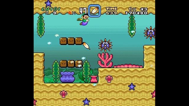 Luigi's Misadventures - Tsux Namine's factor (V2.0) (2017) Longplay | SMW Romhack