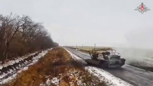 Уничтожение танка Abrams дронами подразделений ВДВ