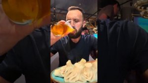 Хинкали и Хачапури🤤Кушай Хинкали правильно #хинкали #хачапури #обжорство  #едажор