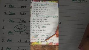 PRONOUNS(He, She, It, I, You, We, They) English Grammar for Grade1(2)