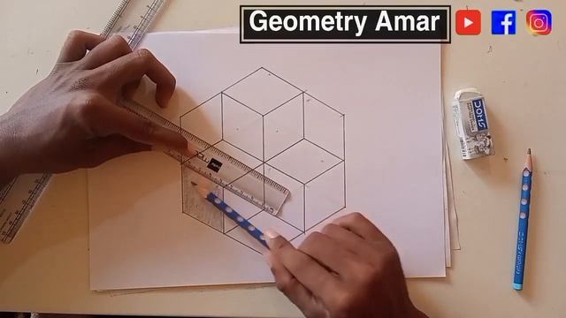 AMR 3D Drawing | Geometry Diagram | 23 #3dart #3ddrawing #geometry #drawing #draw #art #artwork #3d
