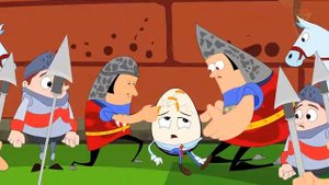 Humpty Dumpty Sat On A Wall Nursery Rhyme with Lyrics