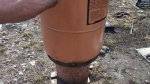 Печь на отработке без дыма, копоти и сажи.