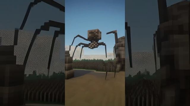 Майнкрафт паук ️ #minecraft #шортс #sigma #песня #майнкрафт #приколы #мемы #анимация