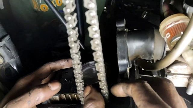 TVS FLAME 3V ring piston install