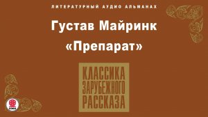 ГУСТАВ МАЙРИНК «ПРЕПАРАТ». Аудиокнига. Читает Александр Бордуков