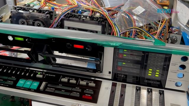 AIWA AD-WX220 cassette deck LED display repair-part 2. смотреть онлайн